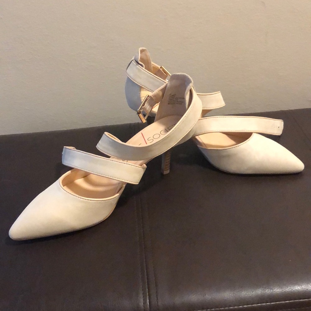Blush sole society heels